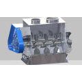 WZ zero-gravity double-axle paddle type mixer, SS dynamic mixer, horizontal wet dry blender grinder